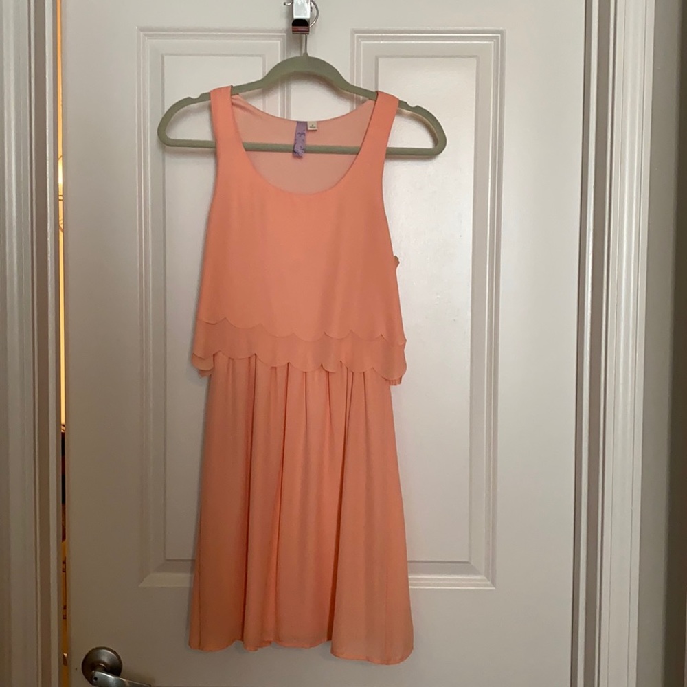 Used Francesca’s Peach Dress (size Small)